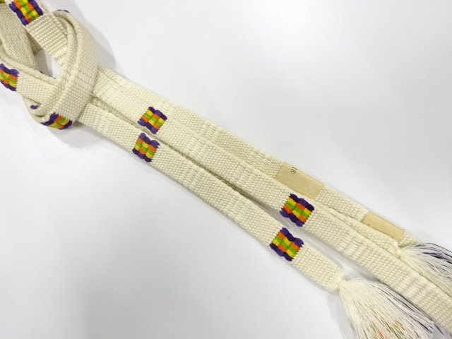 未使用品　正絹　手組帯締め